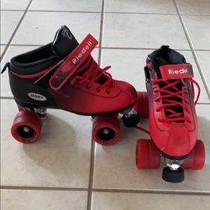 Riedell Dart Speed Skates Boys Sz 8
